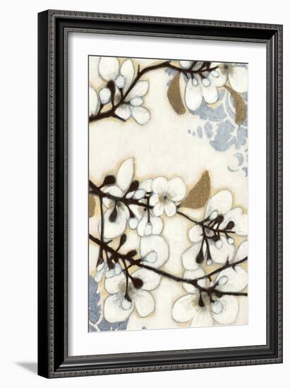 Damask Cherry Blossoms 2-Norman Wyatt Jr.-Framed Art Print
