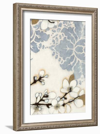 Damask Cherry Blossoms 3-Norman Wyatt Jr.-Framed Art Print