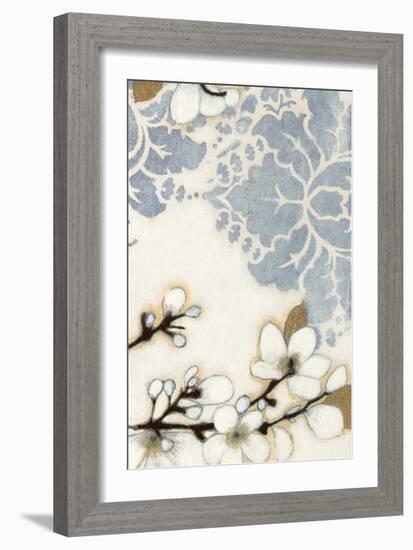 Damask Cherry Blossoms 3-Norman Wyatt Jr.-Framed Art Print