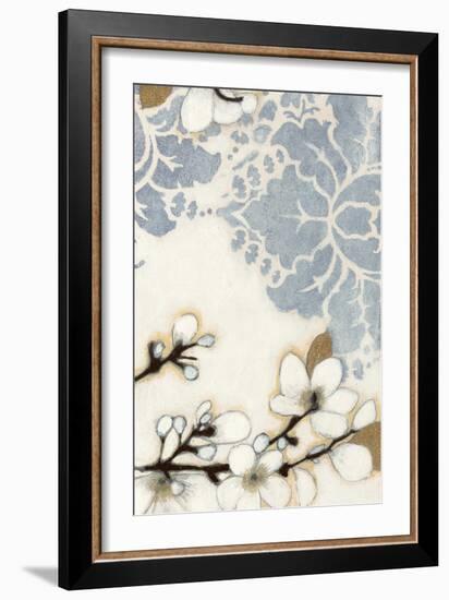 Damask Cherry Blossoms 3-Norman Wyatt Jr.-Framed Art Print