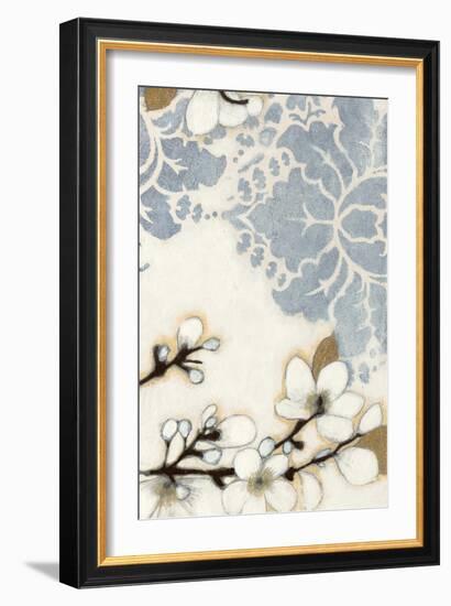 Damask Cherry Blossoms 3-Norman Wyatt Jr.-Framed Art Print