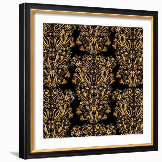 Damask I-Nicholas Biscardi-Framed Premium Giclee Print