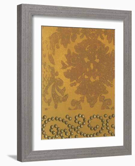 Damask with Nail Heads I-Norman Wyatt Jr.-Framed Art Print