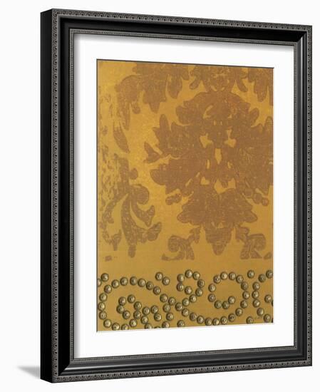 Damask with Nail Heads I-Norman Wyatt Jr.-Framed Art Print