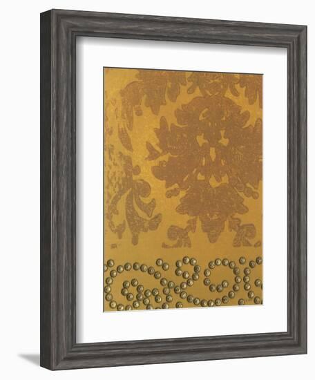 Damask with Nail Heads I-Norman Wyatt Jr.-Framed Art Print