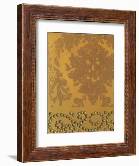 Damask with Nail Heads I-Norman Wyatt Jr.-Framed Art Print