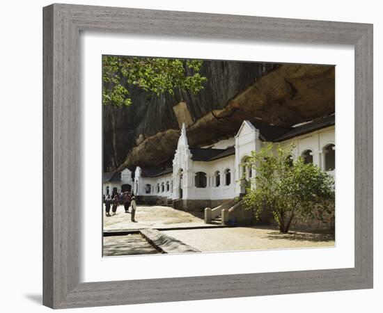 Dambulla Cave Temple, UNESCO World Heritage Site, Dambulla, Sri Lanka, Asia-Jochen Schlenker-Framed Photographic Print