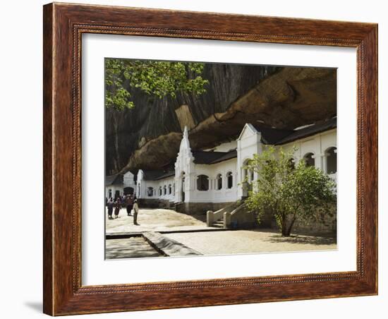 Dambulla Cave Temple, UNESCO World Heritage Site, Dambulla, Sri Lanka, Asia-Jochen Schlenker-Framed Photographic Print