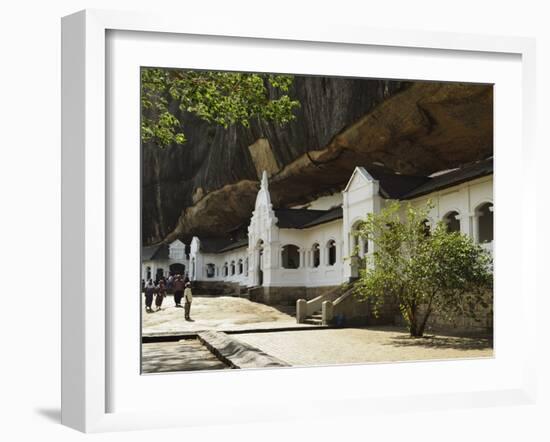 Dambulla Cave Temple, UNESCO World Heritage Site, Dambulla, Sri Lanka, Asia-Jochen Schlenker-Framed Photographic Print