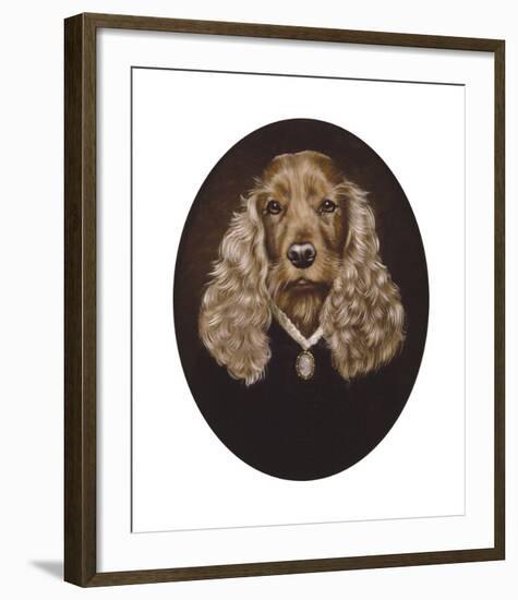 Dame au Camee-Thierry Poncelet-Framed Premium Giclee Print