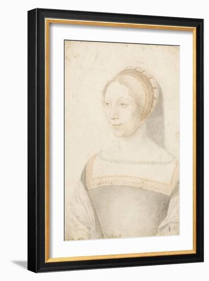 Dame inconnue-François Clouet-Framed Giclee Print