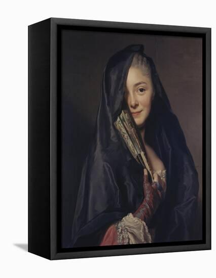 Dame Mit Schleier-Alexander Roslin-Framed Premier Image Canvas