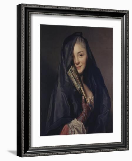 Dame Mit Schleier-Alexander Roslin-Framed Giclee Print