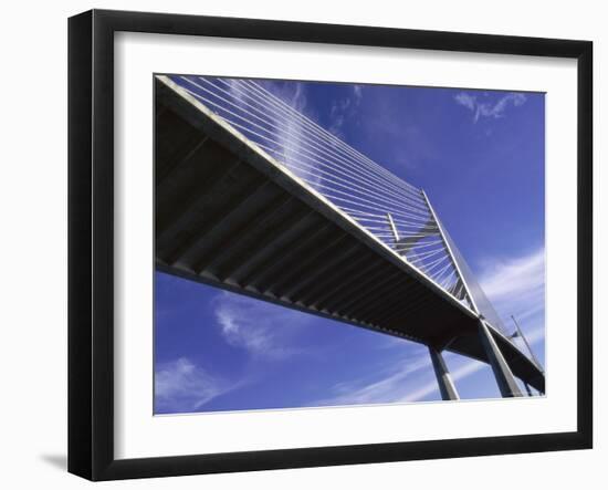 Dames Point Bridge, Jacksonville, Florida, USA-null-Framed Photographic Print