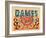 Dames-null-Framed Art Print