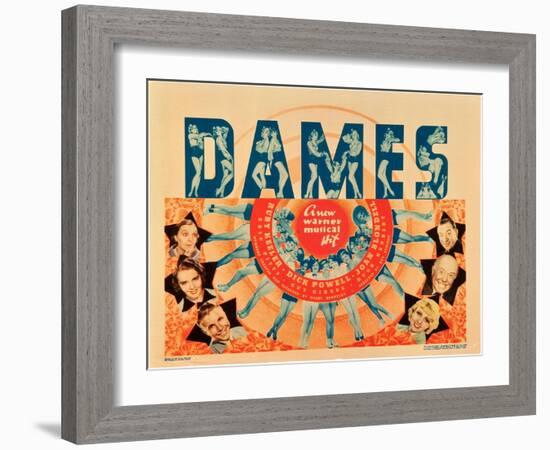 Dames-null-Framed Art Print