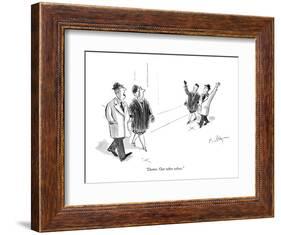 "Damn. Our other selves." - New Yorker Cartoon-James Mulligan-Framed Premium Giclee Print