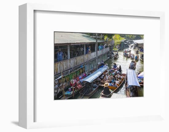 Damnoen Saduak Floating Markets, Bangkok, Thailand, Southeast Asia, Asia-Frank Fell-Framed Photographic Print