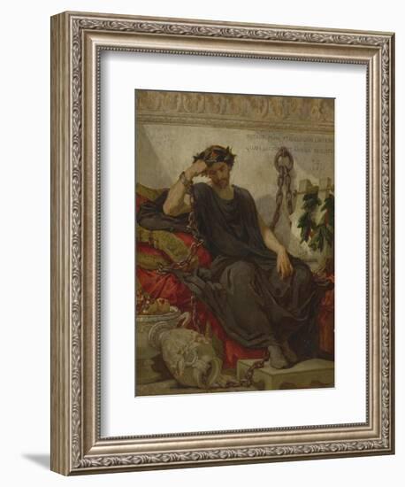 Damocles, 1867-Thomas Couture-Framed Giclee Print