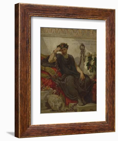 Damocles, 1867-Thomas Couture-Framed Giclee Print