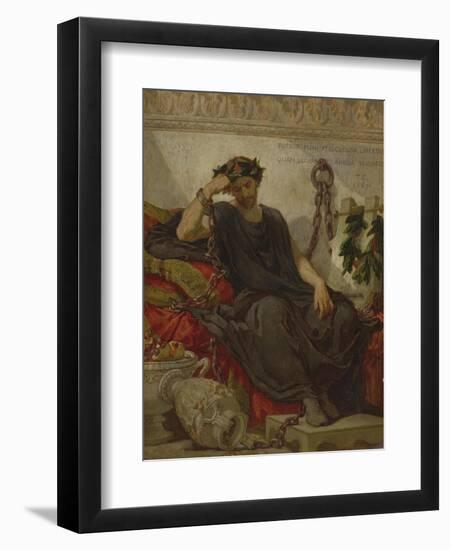 Damocles, 1867-Thomas Couture-Framed Giclee Print