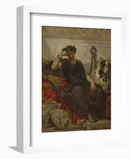 Damocles, 1867-Thomas Couture-Framed Giclee Print