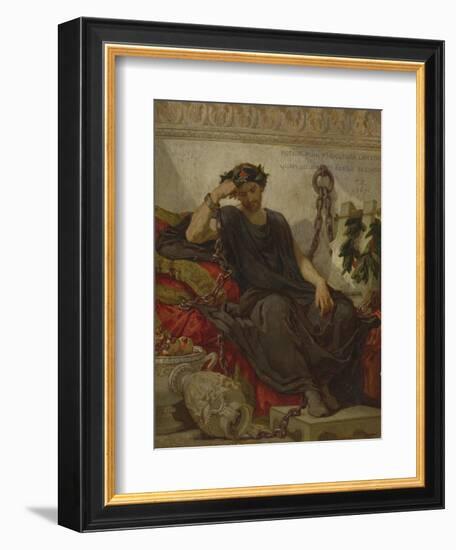 Damocles, 1867-Thomas Couture-Framed Giclee Print