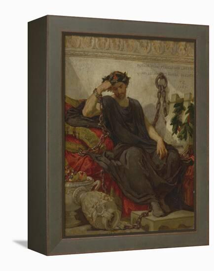 Damocles, 1867-Thomas Couture-Framed Premier Image Canvas