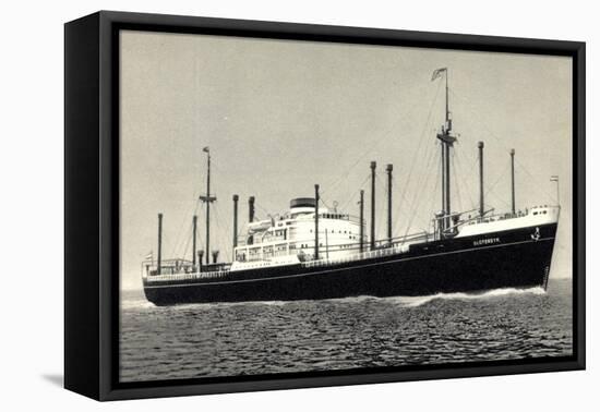 Dampfer M.S. Sloterdyk, Holland America Line-null-Framed Premier Image Canvas