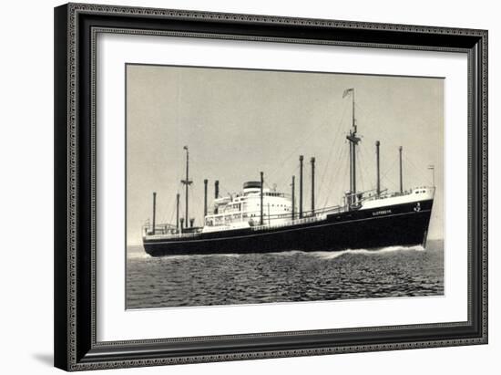 Dampfer M.S. Sloterdyk, Holland America Line-null-Framed Giclee Print