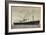 Dampfer M.V. Dalerdijk, Holland America Line-null-Framed Giclee Print