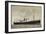 Dampfer M.V. Dalerdijk, Holland America Line-null-Framed Giclee Print