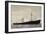 Dampfer M.V. Dongedyk Holland America Line-null-Framed Giclee Print