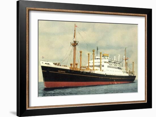 Dampfer M.V. Noordam, Holland America Line-null-Framed Giclee Print