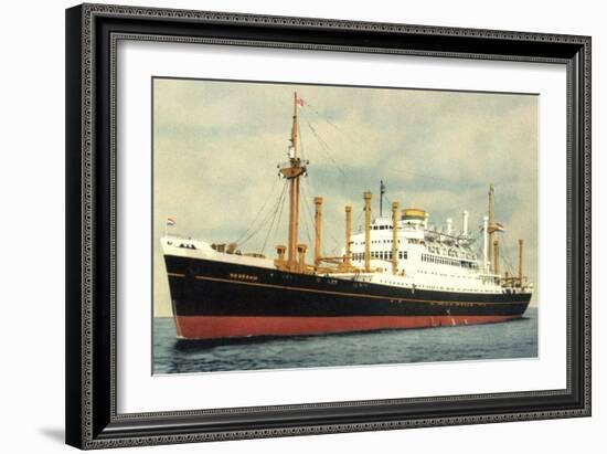 Dampfer M.V. Noordam, Holland America Line-null-Framed Giclee Print