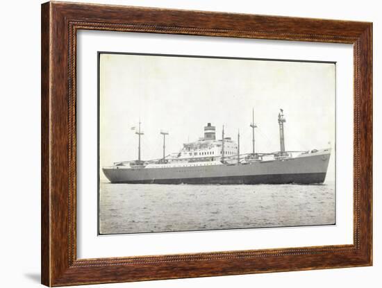 Dampfer S.S. Dinteldyk, Holland America Line-null-Framed Giclee Print