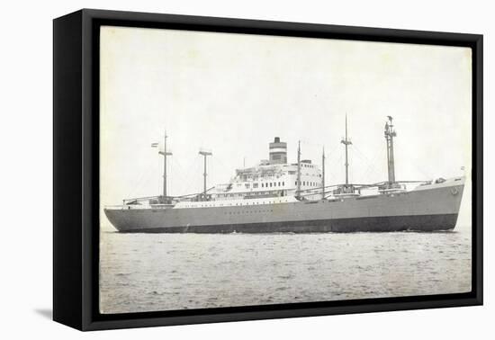 Dampfer S.S. Dinteldyk, Holland America Line-null-Framed Premier Image Canvas