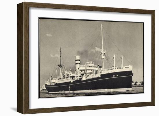 Dampfer S.S. Edam, Holland America Line-null-Framed Giclee Print