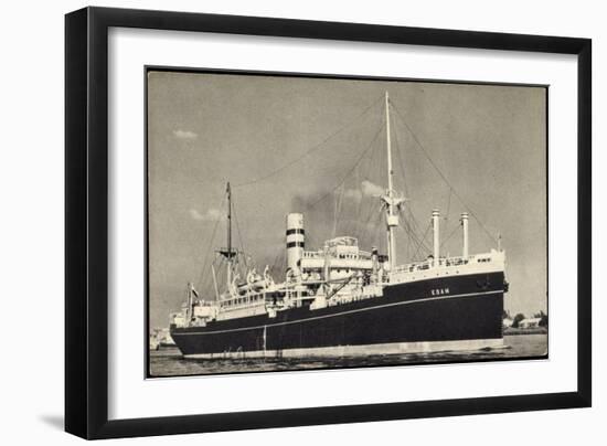 Dampfer S.S. Edam, Holland America Line-null-Framed Giclee Print
