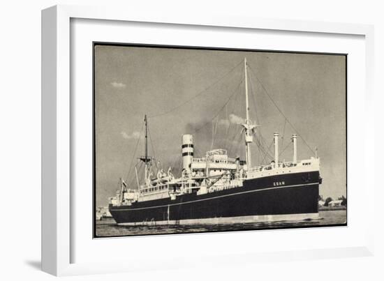 Dampfer S.S. Edam, Holland America Line-null-Framed Giclee Print