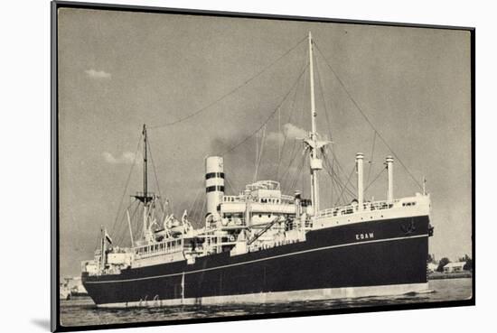 Dampfer S.S. Edam, Holland America Line-null-Mounted Giclee Print