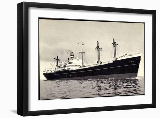 Dampfer S.S. Eemdyk, Holland America Line-null-Framed Giclee Print