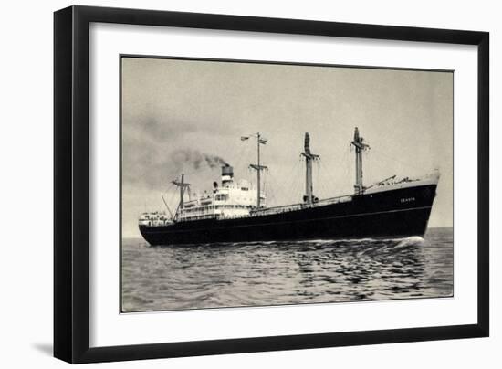 Dampfer S.S. Eemdyk, Holland America Line-null-Framed Giclee Print