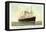 Dampfer T.S.S. Nieuw Amsterdam, Holland America Line-null-Framed Premier Image Canvas