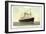 Dampfer T.S.S. Nieuw Amsterdam, Holland America Line-null-Framed Giclee Print