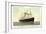 Dampfer T.S.S. Nieuw Amsterdam, Holland America Line-null-Framed Giclee Print