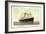 Dampfer T.S.S. Nieuw Amsterdam, Holland America Line-null-Framed Giclee Print