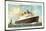 Dampfer T.S.S. Statendam, Holland America Line-null-Mounted Giclee Print