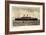 Dampfschiff M.S. Monte Rosa, Motorboot, Hsdg-null-Framed Giclee Print