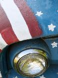 A Truck Painted with the Us Flag on a Roadside in New Hampshire, Usa-Dan Bannister-Framed Premier Image Canvas